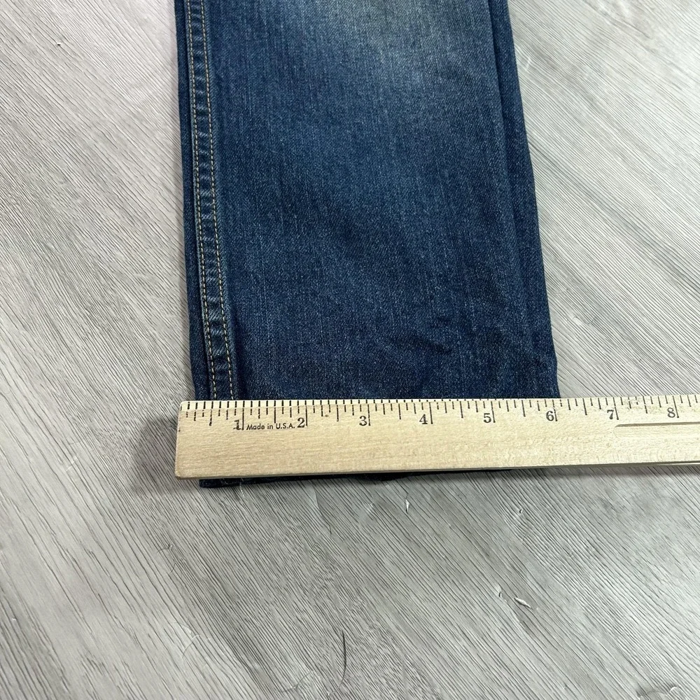 Levis 511 Jeans Mens 33x26 Blue Distressed Slim Fit‎ Denim Ripped Stretch Pants